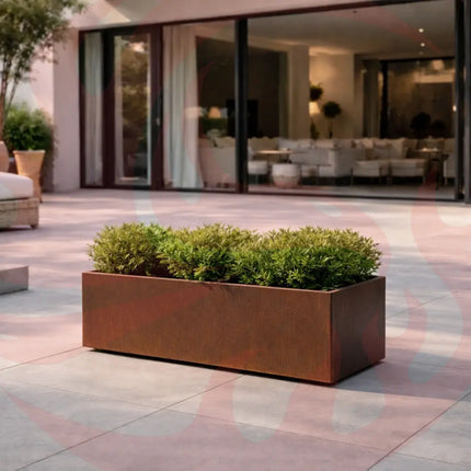 Corten Steel Box Planters - FREE SHIPPING! MK Design Elements