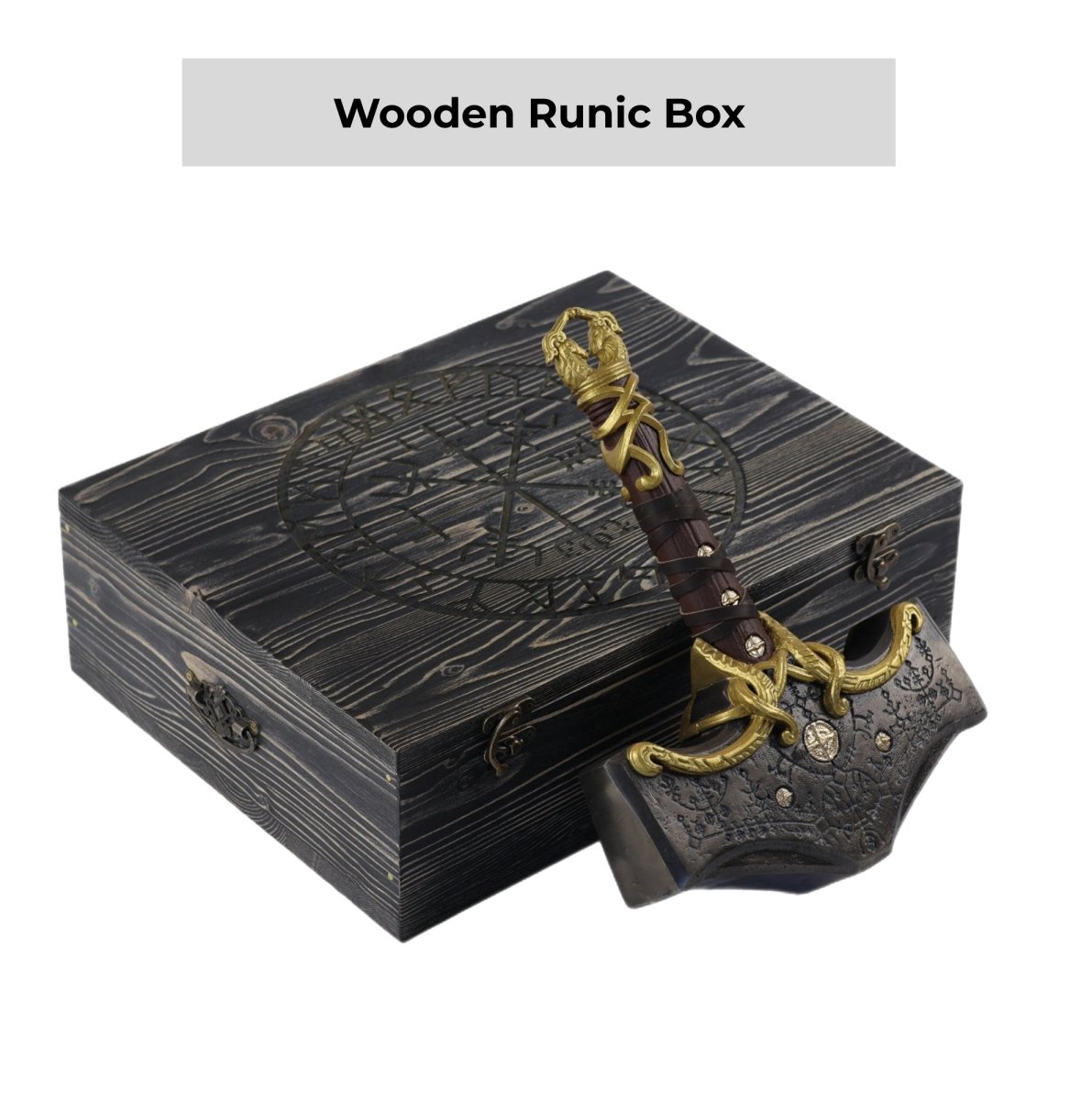 Mjolnir hammer steel version 26.45lb Glow-in-the-Dark Runes