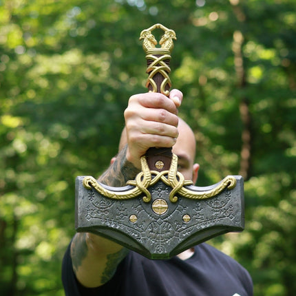 Mjolnir hammer steel version 26.45lb Glow-in-the-Dark Runes