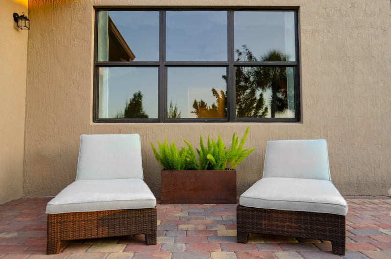 Corten Steel Box Planters - Rust Never Looked So Good! FREE SHIPPING