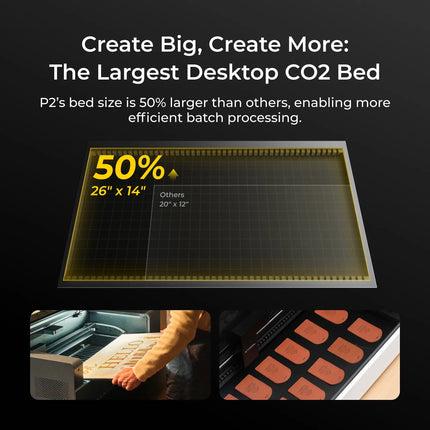 xTool P2S 55W Desktop CO2 Laser Cutter xTool