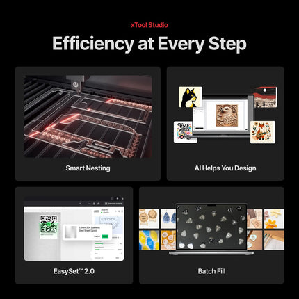 xTool P3 80W Flagship CO2 Laser Cutter with Intelligent Automation xTool