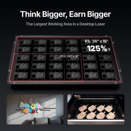 xTool P3 80W Flagship CO2 Laser Cutter with Intelligent Automation xTool