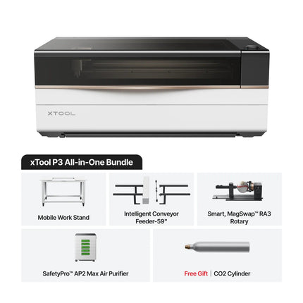 xTool P3 80W Flagship CO2 Laser Cutter with Intelligent Automation xTool