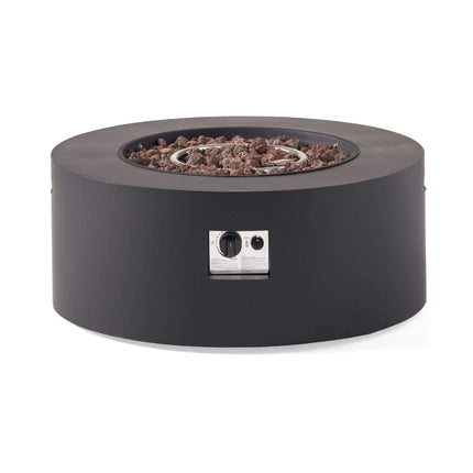 Alora Modern 32" 40K BTU Round Iron Propane Fire Pit (SAK29102)