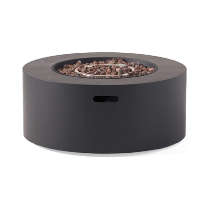 Alora Modern 32" 40K BTU Round Iron Propane Fire Pit (SAK29102)