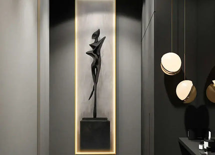 Abstract Art LED Wall Lamp - Modern Home Decor Light Decorbites