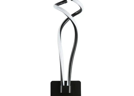 Art Deco LED Wall Sconce - Twisting Metal Bedroom Light Decorbites