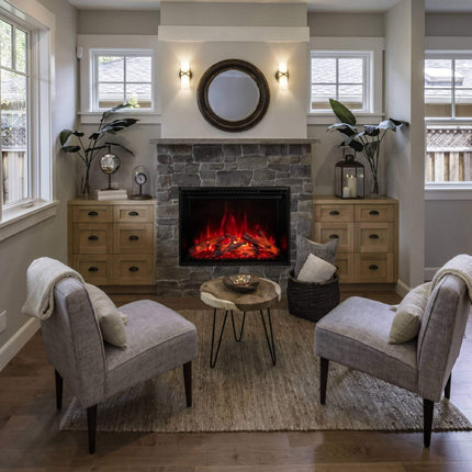 Modern Flames Redstone 30" Built-In Traditional Electric Fireplace [RS-3021] (SAK84729) SAKSBY WHOLESALE