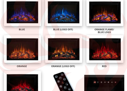 Modern Flames Redstone 30" Built-In Traditional Electric Fireplace [RS-3021] (SAK84729) SAKSBY WHOLESALE