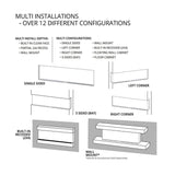 Modern Flames Landscape Pro Multi 120” Linear Multi-Sided Electric Fireplace [LPM-12016V2] (SAK32876)