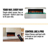 Modern Flames Landscape Pro Multi 44" Linear Multi-Sided Built-In Electric Fireplace [LPM-4416V2] (SAK96355)