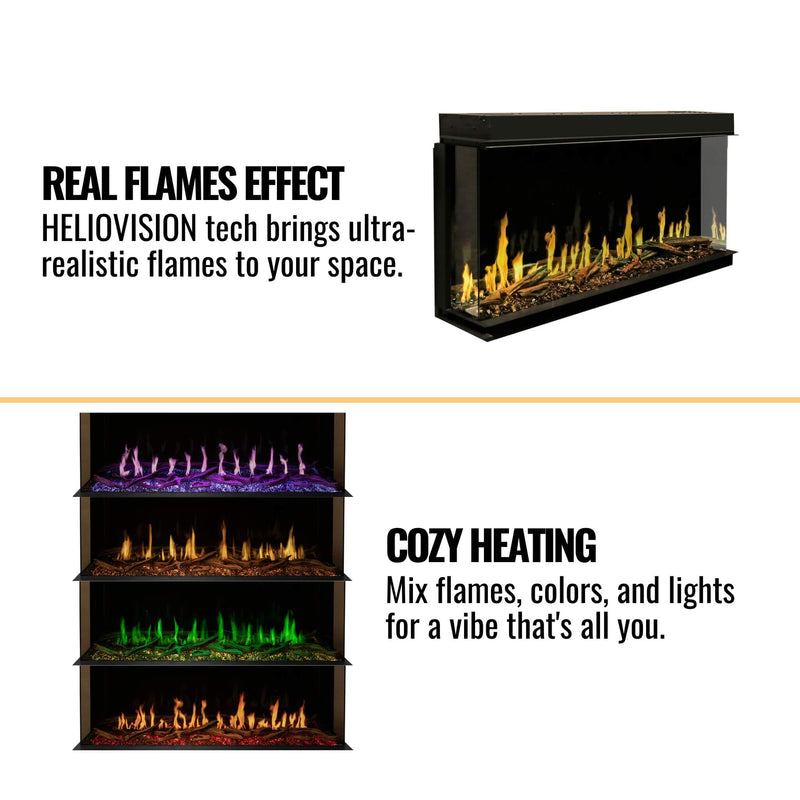 Modern Flames Orion Multi 60" Heliovision Built-In Electric Fireplace [OR60-MULTI] (SAK73095)