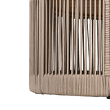 Modern Rustic Coffee Table & Side Table With Woven Rope Design (SAK56739)