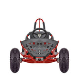 MotoTec 1000W 48V/12AH Electric Off-Road Go Kart, Red (97685241)