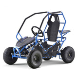 MotoTec Maverick 36V/36AH Blue Electric Motorized Go Kart, 1000W (95368142)