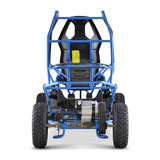 MotoTec Maverick 36V/36AH Blue Electric Motorized Go Kart, 1000W (95368142)