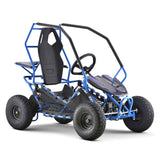 MotoTec Maverick 36V/36AH Blue Electric Motorized Go Kart, 1000W (95368142)