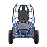 MotoTec Maverick 36V/36AH Blue Electric Motorized Go Kart, 1000W (95368142)