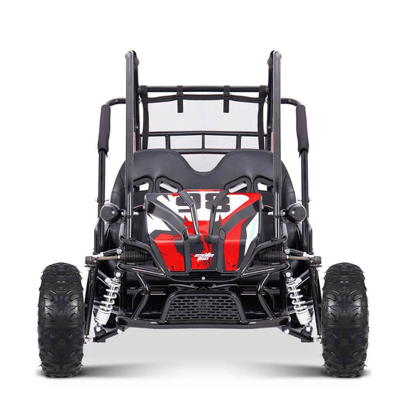 MotoTec Mud XL Red 60V/20AH Electric Full Suspension Go Kart, 2000W (SAK96351)