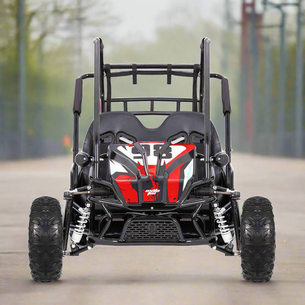 MotoTec Mud XL Red 60V/20AH Electric Full Suspension Go Kart, 2000W (SAK96351)