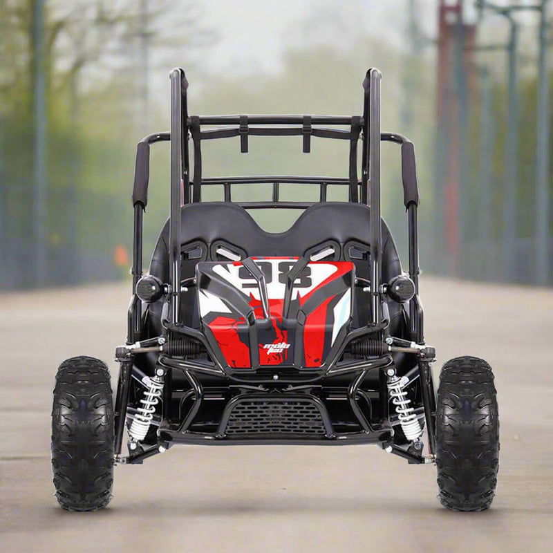 MotoTec Mud XL Red 60V/20AH Electric Full Suspension Go Kart, 2000W (SAK96351)