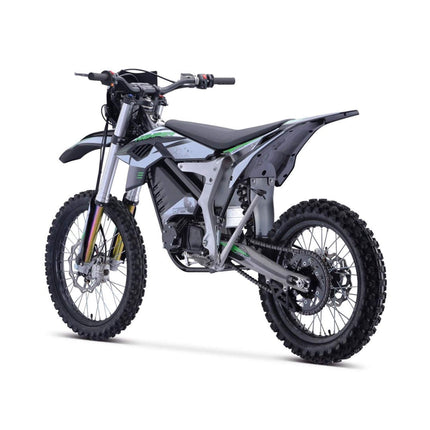 MotoTec Venom High-Performance 72V/12000W Electric Dirt Bike, White (SAK70326)