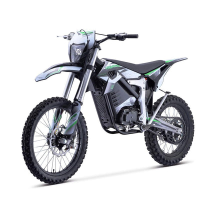 MotoTec Venom High-Performance 72V/12000W Electric Dirt Bike, White (SAK70326)