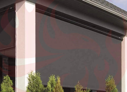 Multiple Awnings Multishade Premium Aluminum Retractable Outdoor Shade With PVC Covered Polyester Fabric (SAK59071) SAKSBY WHOLESALE