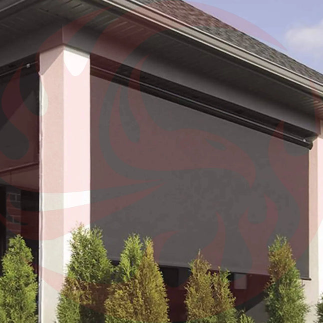 Multiple Awnings Multishade Premium Aluminum Retractable Outdoor Shade With PVC Covered Polyester Fabric (SAK59071) SAKSBY WHOLESALE