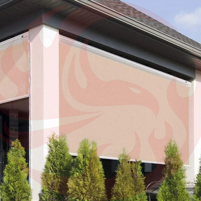 Multiple Awnings Multishade Premium Aluminum Retractable Outdoor Shade With PVC Covered Polyester Fabric (SAK59071) SAKSBY WHOLESALE