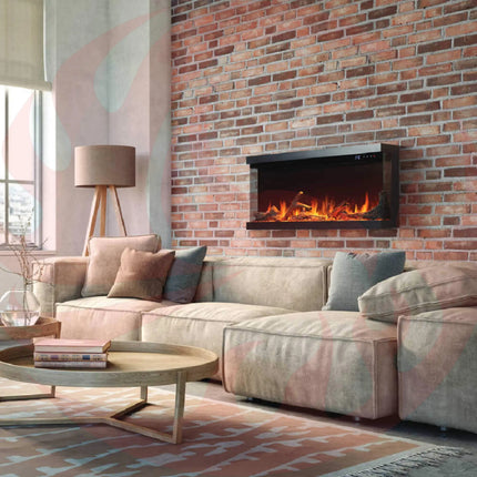 Napoleon Astound FlexMount Electric Fireplace | Versatile 1-3 Sided Install SAKSBY WHOLESALE