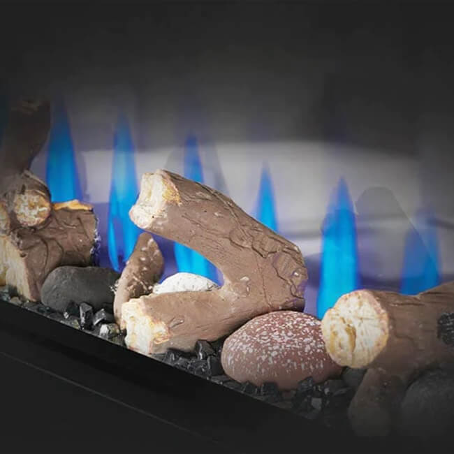 Napoleon Clearion Elite 60 Fully Recessed See Thru Wall Mounted Electric Fireplace, 60" [NEFBD60HE] (SAK31716)