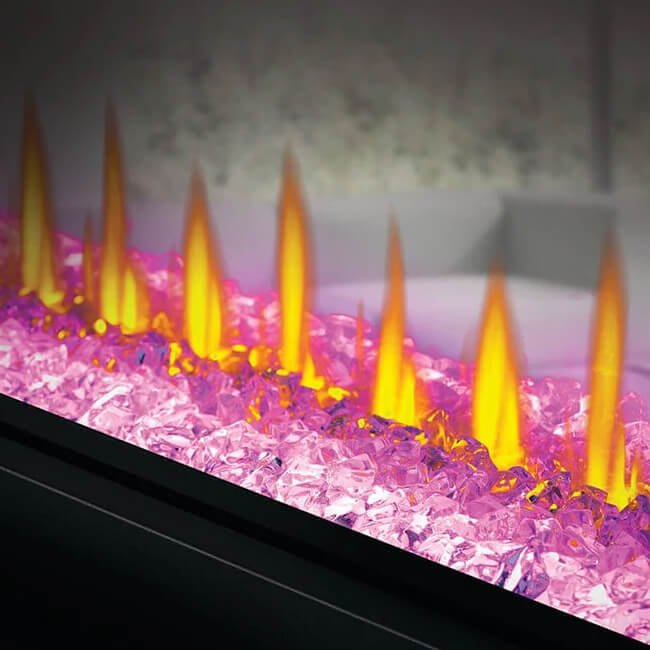 Napoleon Clearion Elite 60 Fully Recessed See Thru Wall Mounted Electric Fireplace, 60" [NEFBD60HE] (SAK31716)