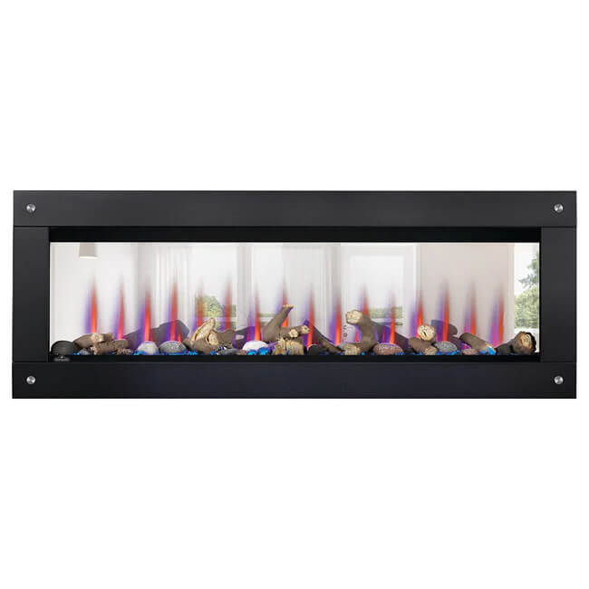 Napoleon Clearion Elite 60 Fully Recessed See Thru Wall Mounted Electric Fireplace, 60" [NEFBD60HE] (SAK31716)