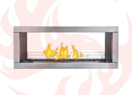 Napoleon Galaxy 48 Outdoor Linear See-Thru Electronic Start Natural Gas Fireplace, 50" [GSS48STE] (SAK67432) SAKSBY WHOLESALE