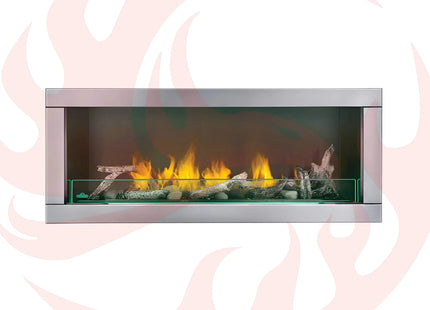 Napoleon Galaxy 48 Outdoor Linear Single-Sided Electronic Start Natural Gas Fireplace [GSS48E] (SAK60567) SAKSBY WHOLESALE