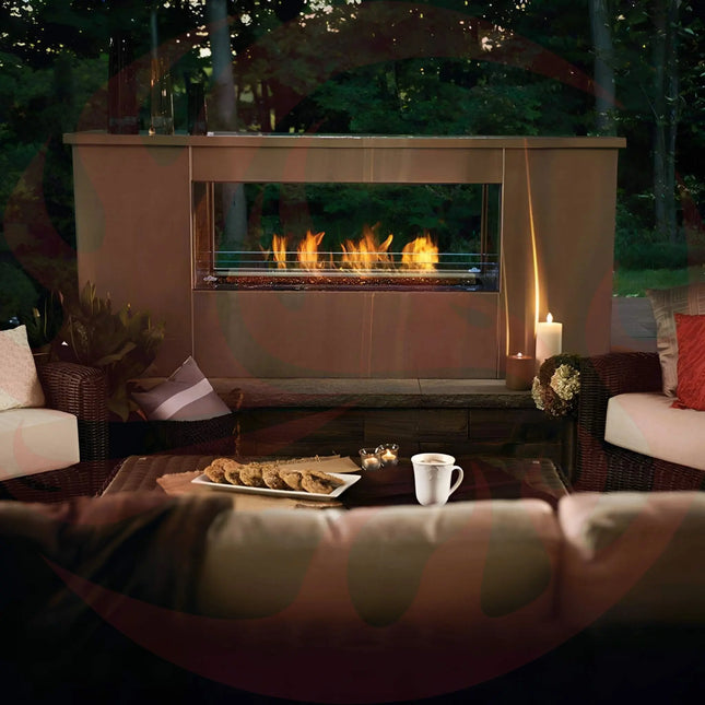 Napoleon Galaxy 48 Outdoor Linear Single-Sided Electronic Start Natural Gas Fireplace [GSS48E] (SAK60567) SAKSBY WHOLESALE