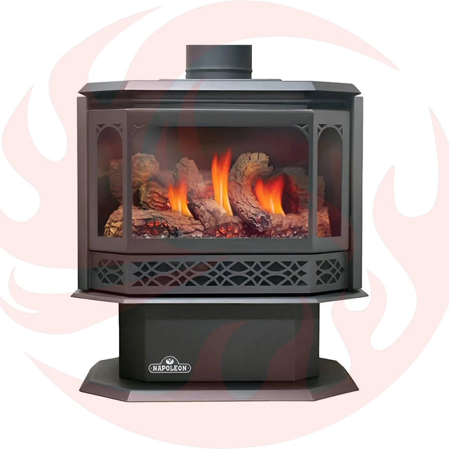 Napoleon Havelock 50 Direct Vent Millivolt Ignition Natural Gas Stove, 28" [GDS50-1NSB] (SAK37589) SAKSBY WHOLESALE