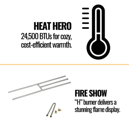 Napoleon Oakville 3 Direct Vent Electronic Ignition Natural Gas Fireplace Insert [GDI3NEA] (SAK82316) - Phoenix Fire Art Store