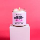 Happy Birthday B*tch - Funny Birthday Cake Candle - Phoenix Fire Art Store
