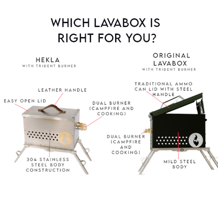 The Original LavaBox Fire Pit - Phoenix Fire Art Store