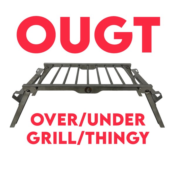 Over Under Grill Thingy: Stand and Grill In One! - Phoenix Fire Art Store