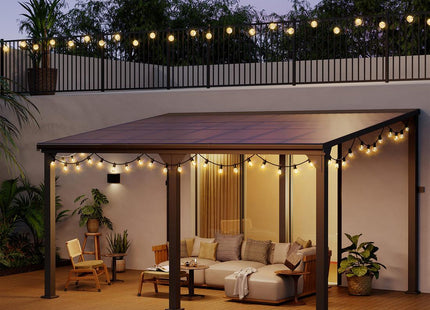 Pamapic Aluminum Hardtop Gazebo Pamapic