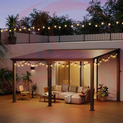 Pamapic Aluminum Hardtop Gazebo Pamapic