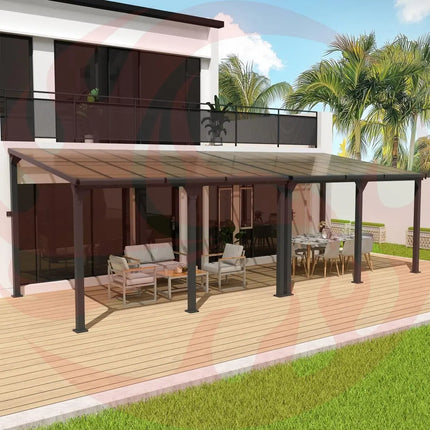 Pamapic Aluminum Hardtop Gazebo Pamapic
