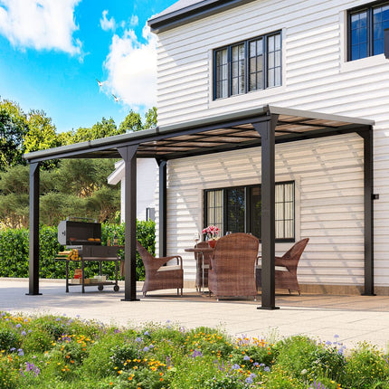 Pamapic Aluminum Hardtop Gazebo Pamapic