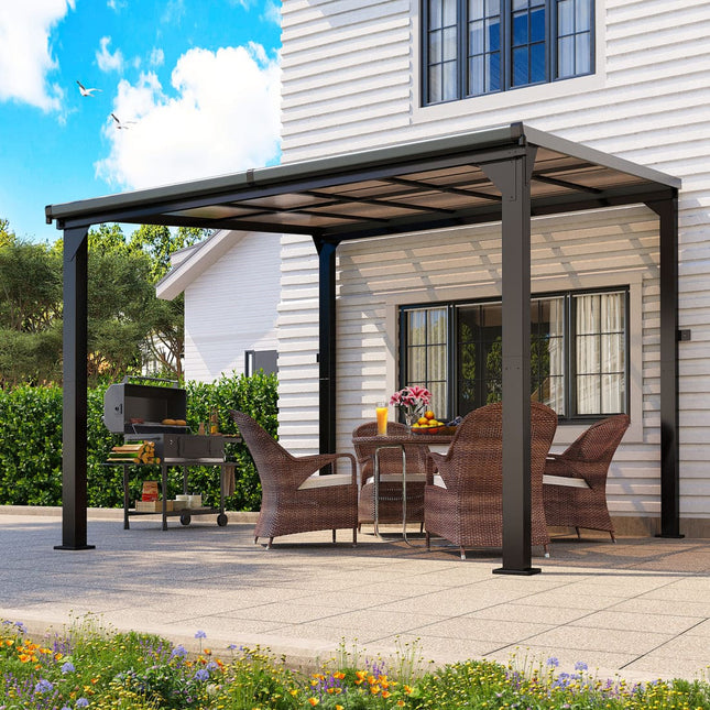 Pamapic Aluminum Hardtop Gazebo Pamapic