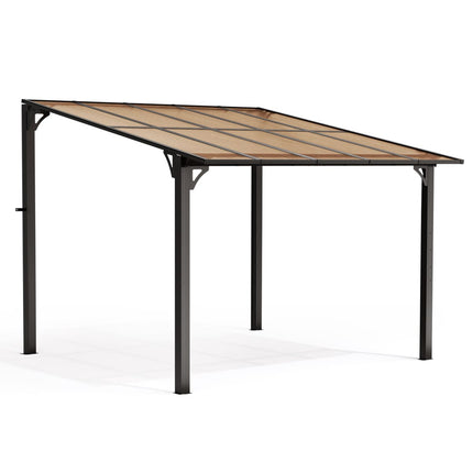 Aera Lean To Patio Gazebo Pamapic
