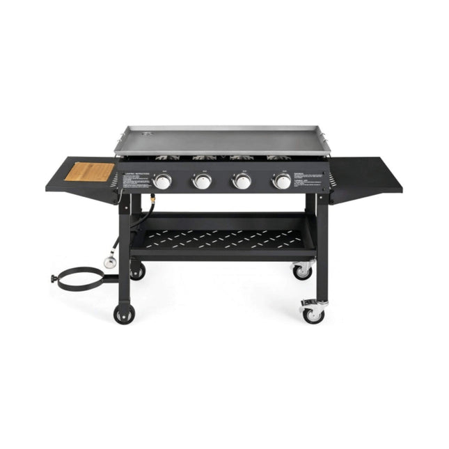 Portable Outdoor 4 Burner Propane Flat Top Gas Grill W/ Wheels, 60K BTU (SAK66104) SAKSBY WHOLESALE